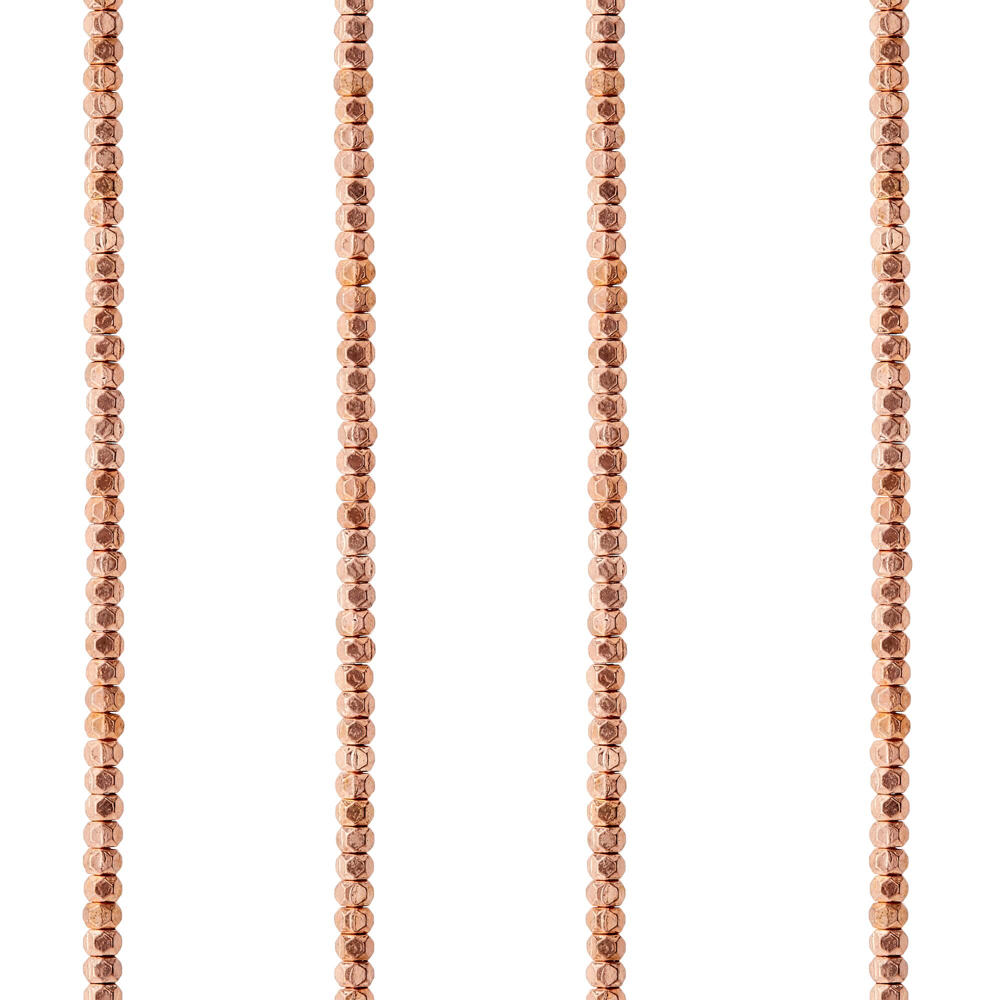 Metal Faceted Rondelle Beads